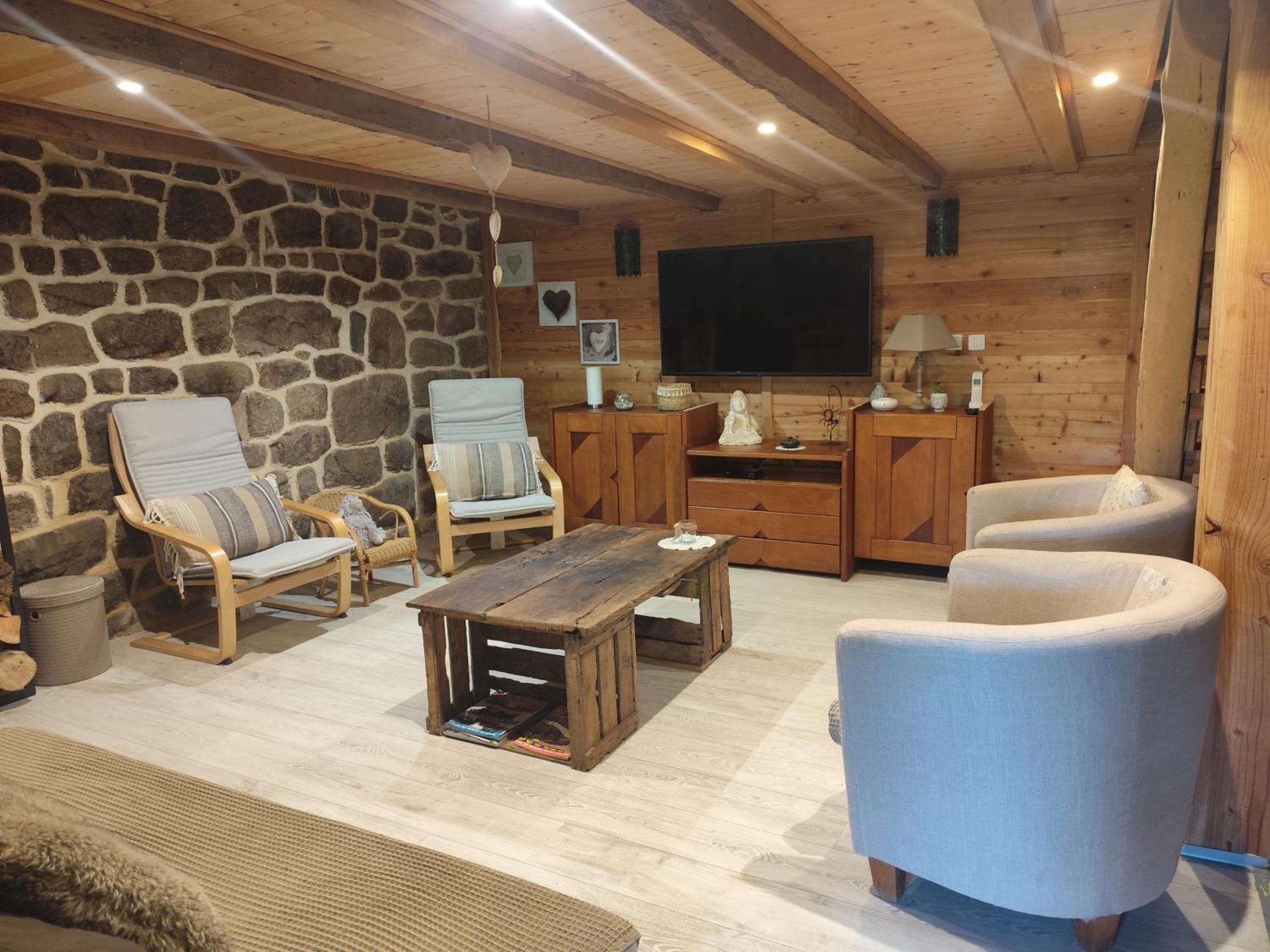 Maison Pres De La Dolce Via Avec Bain Norvegien Saint-Cierge-sous-le-Cheylard Bagian luar foto
